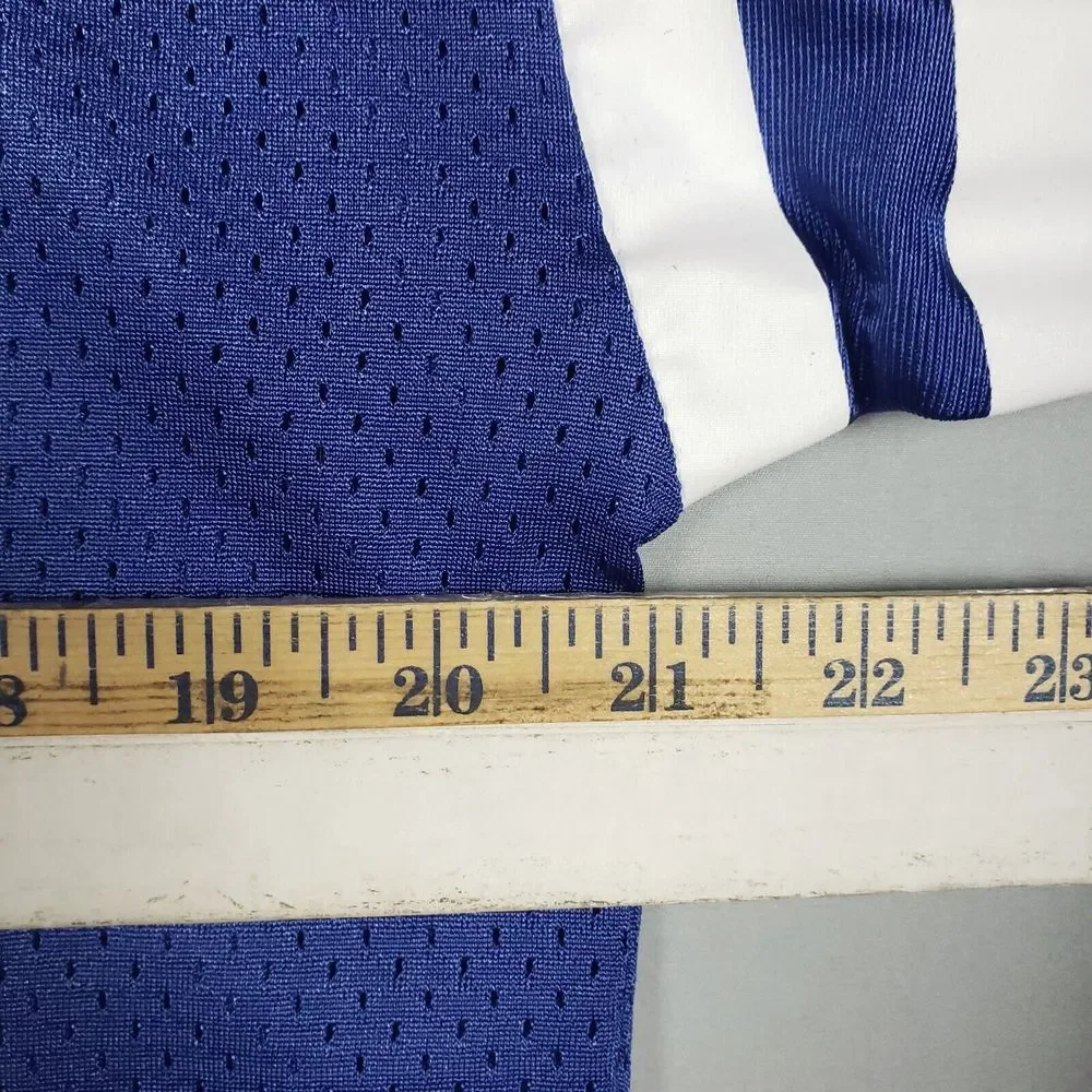 Vintage Nike Indianapolis Colts Jersey Men Size Small Blue Mathis #98 3/4 Sleeve - Picture 11 of 15